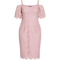 Spets Klänningar City Chic Lace Whisper Dress - Deep Blush