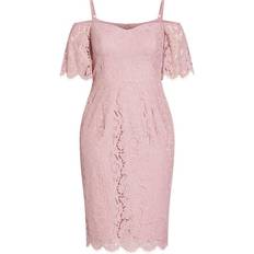 Lace Whisper Dress - Deep Blush