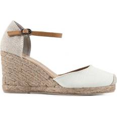 38 ⅔ - Damen Espadrilles White Mountain Mamba W - Natural