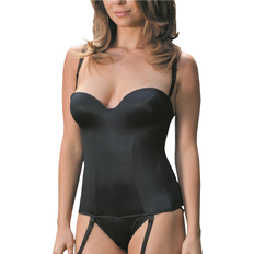 Underwire Corsets Carnival Invisible Full-Coverage Strapless Bustier - Black