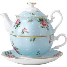 Royal Albert Karaffer, Kannor & Flaskor Royal Albert Polka Blue Tea for 1 Tekanna 0.49L