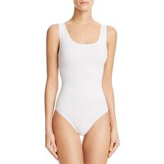 Yummie Ruby Scoop Neck Bodysuit - White