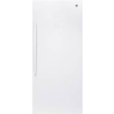 Internal Light Freestanding Freezers GE FUF21DLRWW White