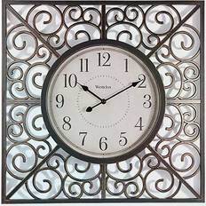 Square Clocks Westclox Scrolling Wall Clock 20"