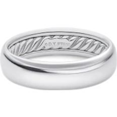 David Yurman White Gold Rings David Yurman DY Classic Band Ring - White Gold