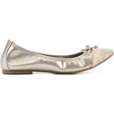 Synthetic Ballerinas White Mountain Sunnyside II W - Antique Gold Snake