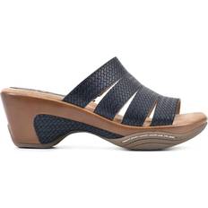 Heeled Sandals White Mountain Valora - Navy Woven