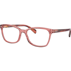 Ray-Ban Pink Glasses & Reading Glasses Ray-Ban Rb5362 Striped Pink Havana Demo Lens Lenses Polarized 54-17 Striped Pink Havana 54-17