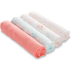 Aden + Anais Baby Nests & Blankets Aden + Anais Essentials Cotton Muslin Swaddle Full Bloom 4-pack