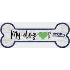 Fan Creations Seattle Seahawks Team Dog Bone Sign