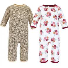 Leopard Jumpsuits Children's Clothing Hudson Premium Quilted Coveralls 2-pack - Autumn Rose (10119028)