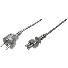 Current Cable [1x PG plug 1x C5 Mickey Mouse socket] 1.20 m Black