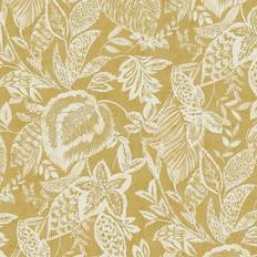 Grandeco Mae Blue Wallpaper Yellow