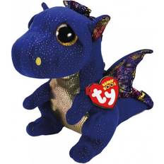 Ty drake TY Beanie Boo Saffire Dark Blue Dragon 24cm