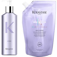 Moisturizing Gift Boxes & Sets Kérastase Blond Absolu Reusable Bottle & Blonde Care Shampoo Refill