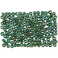 Seed beads Seed Beads 3 mm Grönolja 500 gram