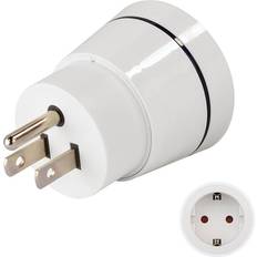 Adapter us till eu Hama Reseadapter EU-US