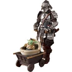 Star Wars Actiefiguren Star Wars SD Toys The Mandalorian Ronin Mandalorian Beskar Armor and Grogu Action Figure