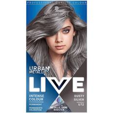 Silver Permanent Hair Dyes Schwarzkopf Live Urban Metallics Dusty Silver wilko