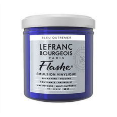 Lefranc & Bourgeois Flashe Vinyl Paint Ultramarine Blue, 125 ml jar