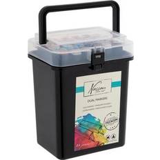 Art markers Nassau Fine Art Dual markers, 2-i-1 tusch 24 stk i æske