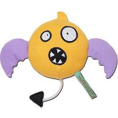 Touchdog Flying Critter Monster Plush Dog Toy, Yellow