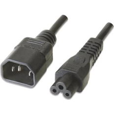 Manhattan Power Cord Extension Power Cord C14 to C5 F/M 1.8m Black