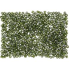 Seed beads Seed Beads 1,7 mm Gräsgrön 500 gram