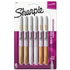 Sharpie 1829201 Metallic Permanent Markers Assorted 6-Pack