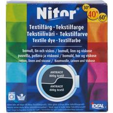 Grå Tekstilmaling Nitor Tekstilfarve Antracit 400g