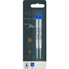 Argent Accessoires de stylo Parker Ballpoint Pen Refill Blue 2-Pack