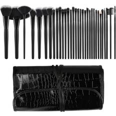 Tools for Beauty Makeup Brush Set Black 32 stk