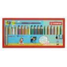 Pencils pack Stabilo Woody 3 in 1 Pencils Assorted, Set of 18