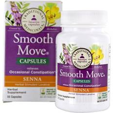 Senna te Traditional Medicinals Smooth Move for Occasional Constipation Senna 50 Capsules