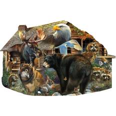 Sunsout Wildlife Cabin 1000 Pieces