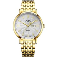Rotary GB05423/02 Windsor Sølvfarvet Gul Guldtonet Stål Ø37 mm