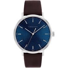Klockor Calvin Klein Herr Analog Kvartsklocka Med Läderrem 25200052