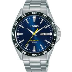 Klockor Lorus Män Analog Automatisk Klocka Med Metallarmband RL479AX9
