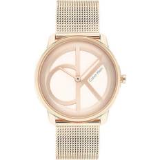 Calvin klein one gold Calvin Klein Iconic Mesh Gold Watch One Size
