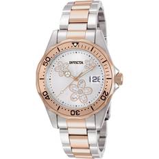 Invicta watches for women Invicta Womens Angel Lady Two-Tone Rose Flower 12507 White