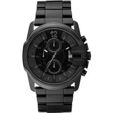 Diesel Wrist Watches Diesel Master Chief Three-Hand Black Black