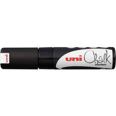 Uni chalkmarker Uni Chalkmarker Uni-ball PWE-8K sort stregbr. 8mm (6 stk