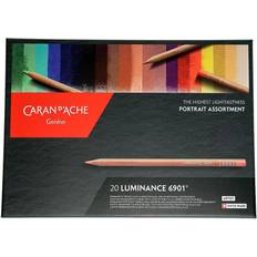 Caran d’Ache Färgpennor Caran d’Ache Luminance 6901 Coloured Pencils Portrait Assortment 20-pack