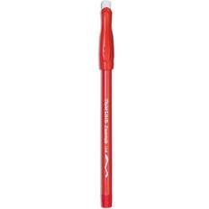 Rosso Accessori per penna Paper Mate Erasermate Ballpoint Pen, Medium, Red Barrel/Ink, Dozen