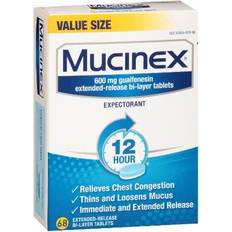 Mucinex 12 Hour Chest Congestion Expectorant 68 Extended-Release Bi-Layer Tablets