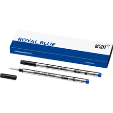 2 Rollerball Refills Royal Blue