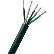 Lemvigh-Müller Elkabler Lemvigh-Müller General Cavi Gummikabel H07 RN-F 5x1,5 mm² sort, 100 meter