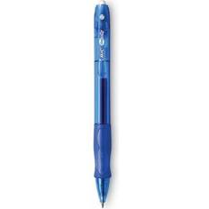 Arts & Crafts Bic Velocity Rollerball Retractable Gel Pen, 0.7mm, Blue Ink, Dozen