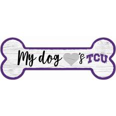 Fan Creations TCU Horned Frogs Team Dog Bone Sign