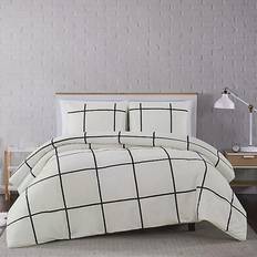 Twin XL Duvet Covers Truly Soft Kurt Windowpane Duvet Cover Beige (228.6x172.72)